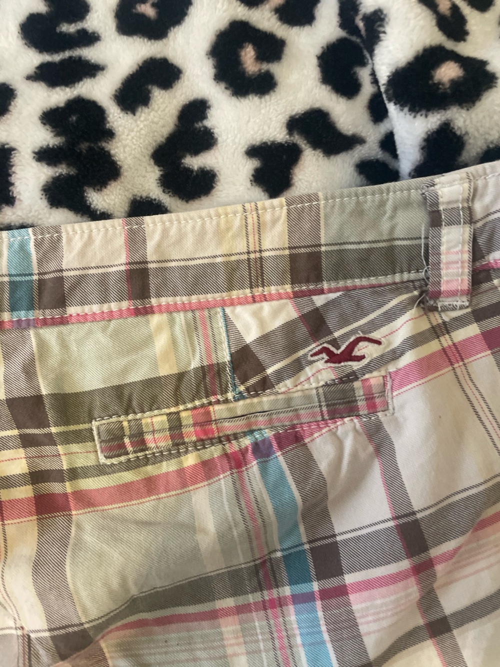VTG hollister low rise plaid shorts - Picture 4 of 4